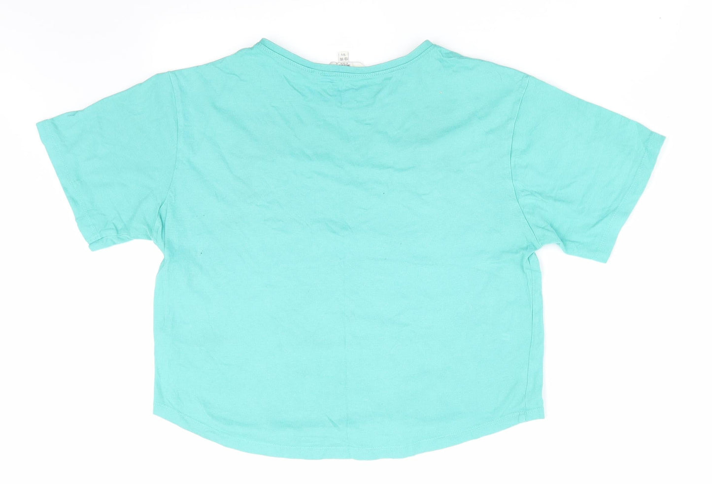 Miss Evie Girls Green Solid   Pyjama Top Size 13-14 Years  - Sweeter Than Sweet