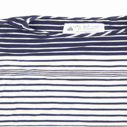 Let's Sail Away by Next Girls Blue Striped  Basic Casual Size 5 Years  - Blue and white stripe