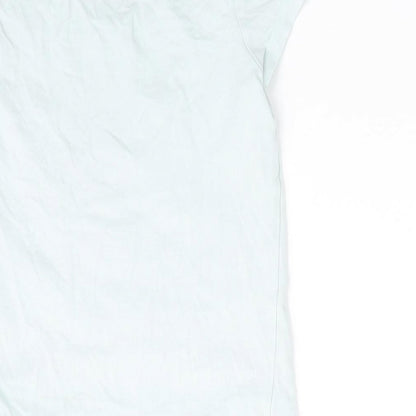 Blue Zoo Girls Blue   Basic T-Shirt Size 5-6 Years  - Mermaid Hair Don't Care