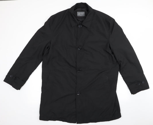 Mens UK Size  Marks and Spencer Black Overcoat