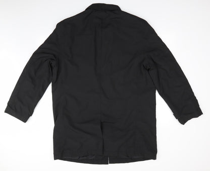 Mens UK Size  Marks and Spencer Black Overcoat