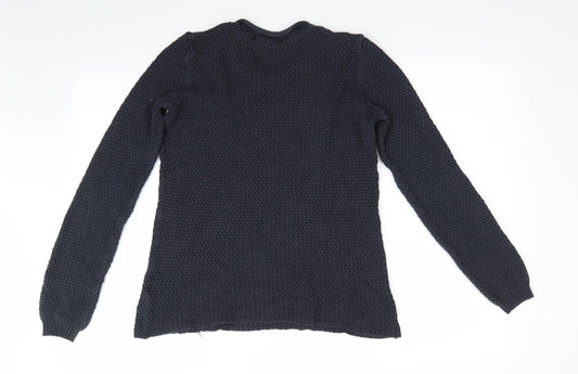 Womens UK Size M VILA Blue Pullover Jumper