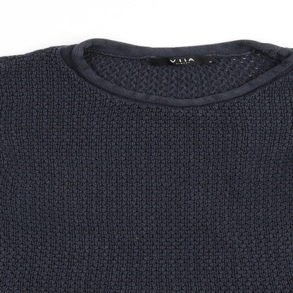 Womens UK Size M VILA Blue Pullover Jumper