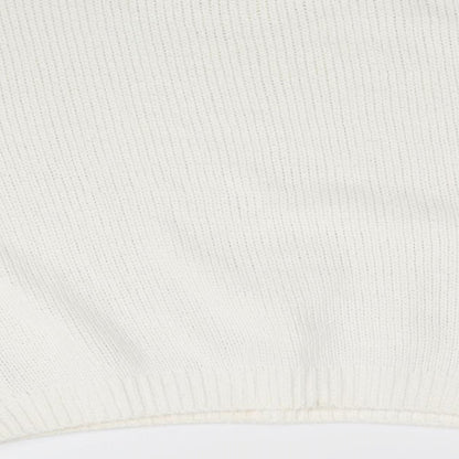 Womens UK Size M Preworn Ivory Pullover Jumper