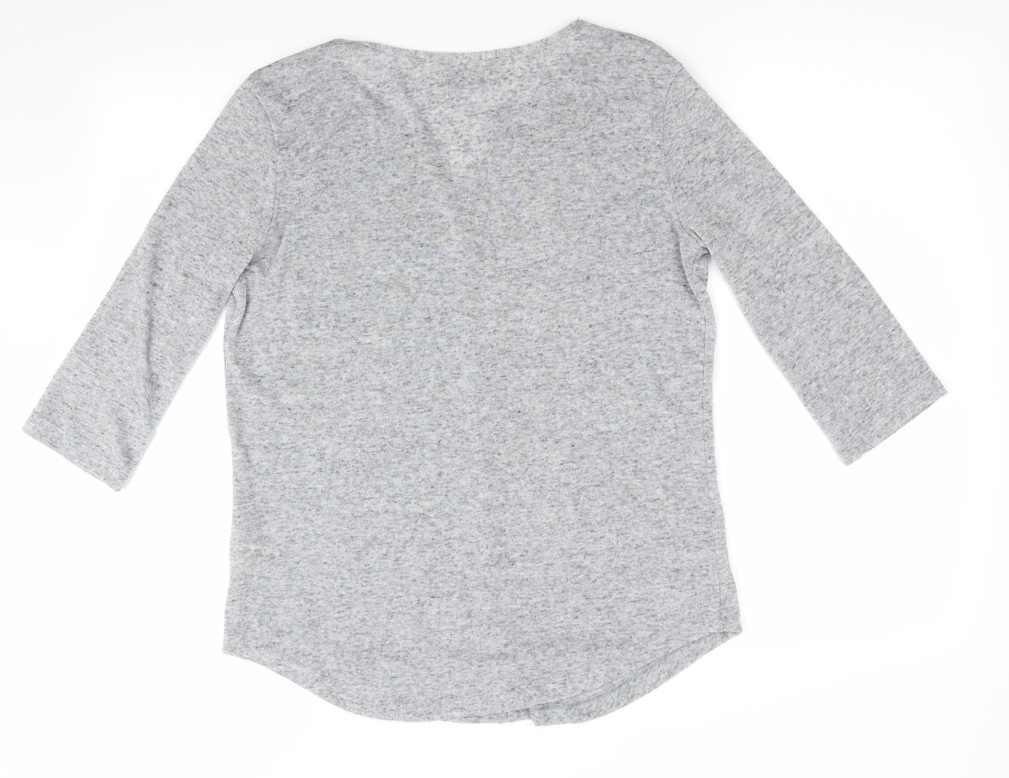 Womens UK Size 12 Papaya Grey Tunic Jumper