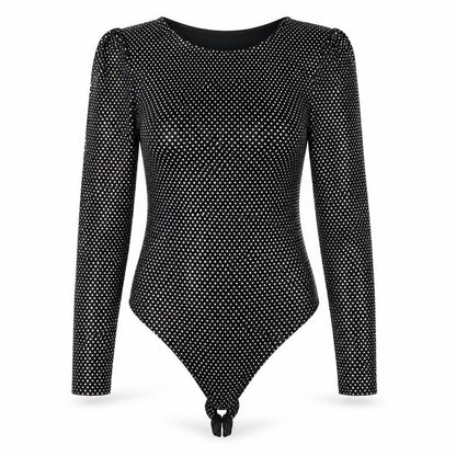 Womens UK Size 10 River Island One-Piece Black Unitard