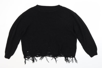Womens UK Size 10 Atmosphere Black Pullover Jumper