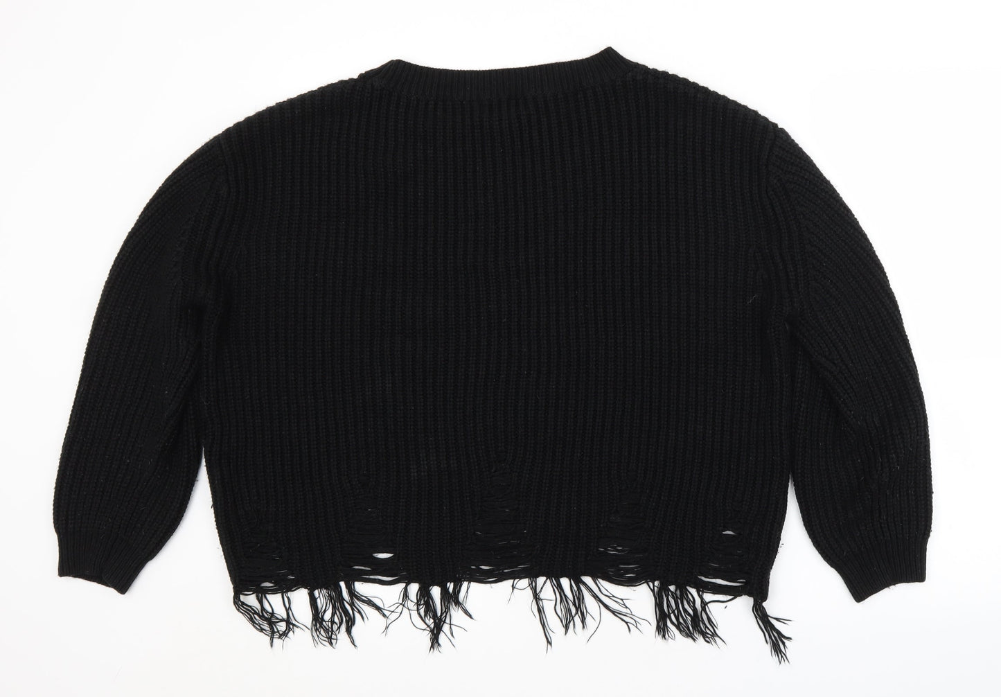 Womens UK Size 10 Atmosphere Black Pullover Jumper