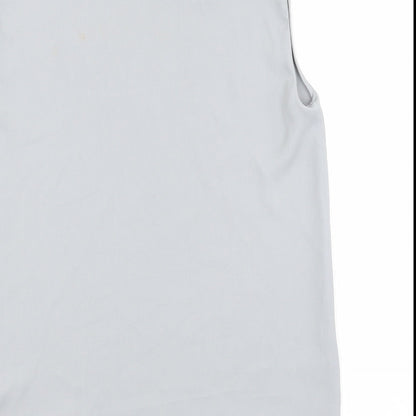 Womens UK Size 4 H&M Grey Basic Blouse
