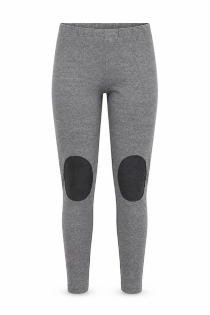 Front view of H&M women’s grey jogger leggings, size UK 8
