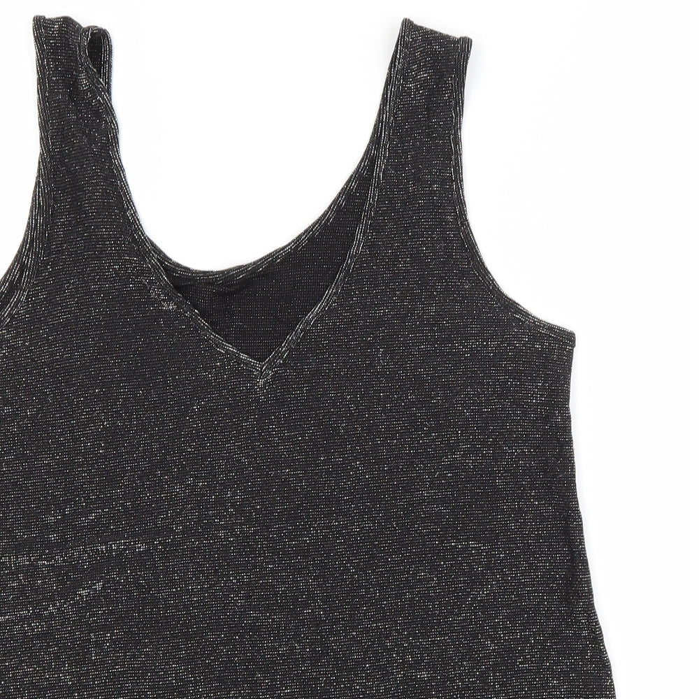 Womens UK Size 14 NEXT Grey Basic Tank