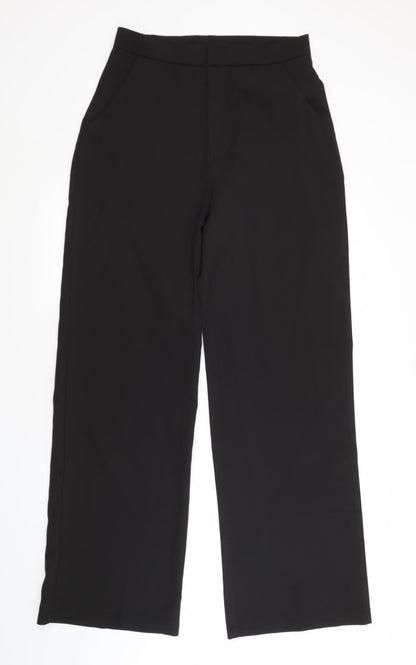 Womens UK Size 12 PRETTYLITTLETHING Regular Fit  Black Trousers