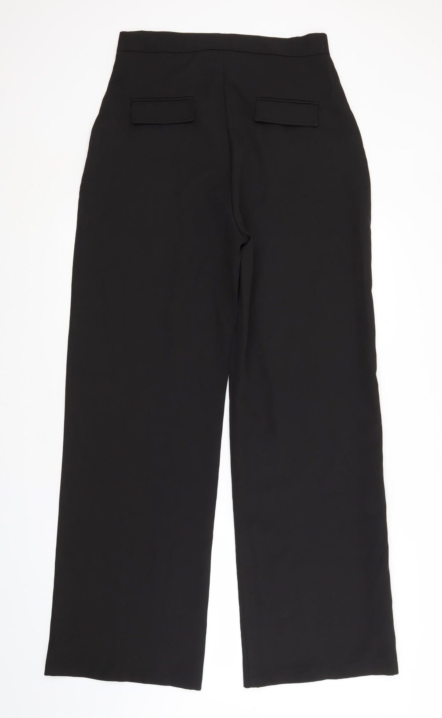 Womens UK Size 12 PRETTYLITTLETHING Regular Fit  Black Trousers