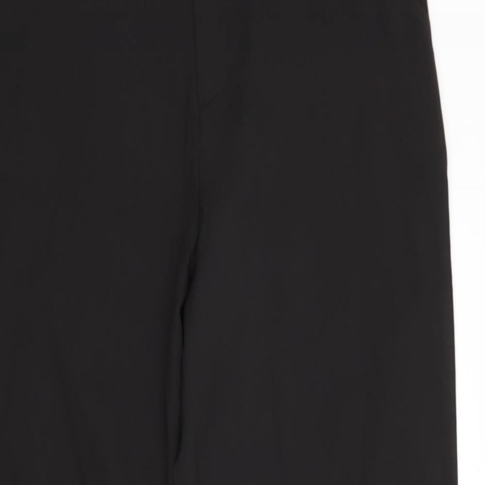Womens UK Size 12 PRETTYLITTLETHING Regular Fit  Black Trousers