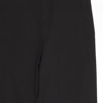 Womens UK Size 12 PRETTYLITTLETHING Regular Fit  Black Trousers