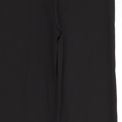 Womens UK Size 12 PRETTYLITTLETHING Regular Fit  Black Trousers