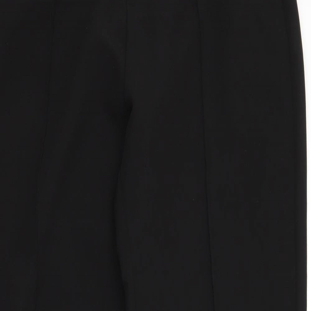 Womens UK Size 12 PRETTYLITTLETHING Regular Fit  Black Trousers