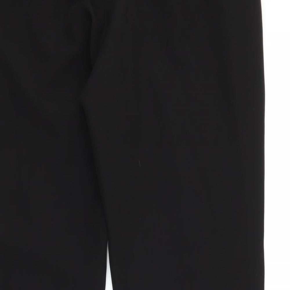 Womens UK Size 12 PRETTYLITTLETHING Regular Fit  Black Trousers