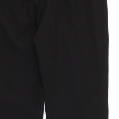 Womens UK Size 12 PRETTYLITTLETHING Regular Fit  Black Trousers