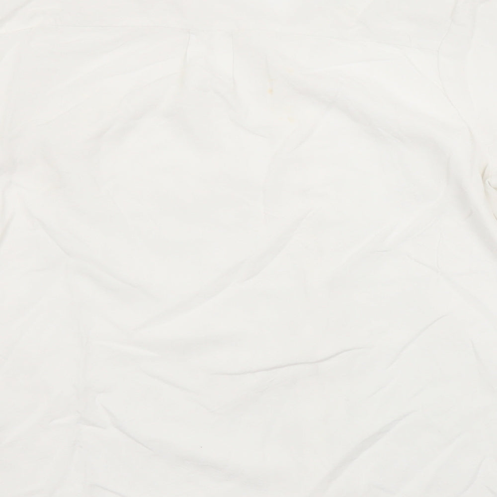 Papaya Womens White   Basic Button-Up Size 10