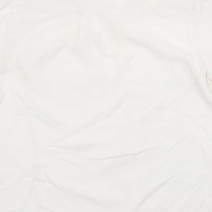 Papaya Womens White   Basic Button-Up Size 10