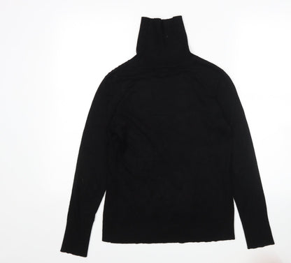 Womens UK Size S Retrology Black Pullover Jumper