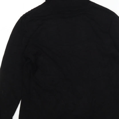Womens UK Size S Retrology Black Pullover Jumper