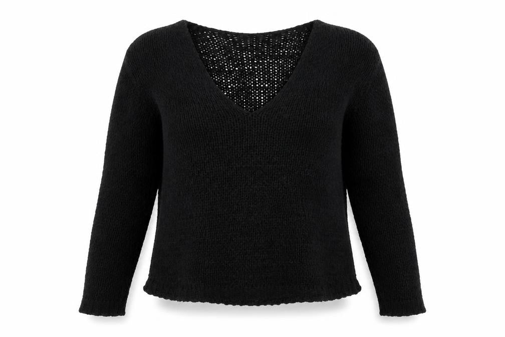 Womens UK Size M H&M Black Pullover Jumper