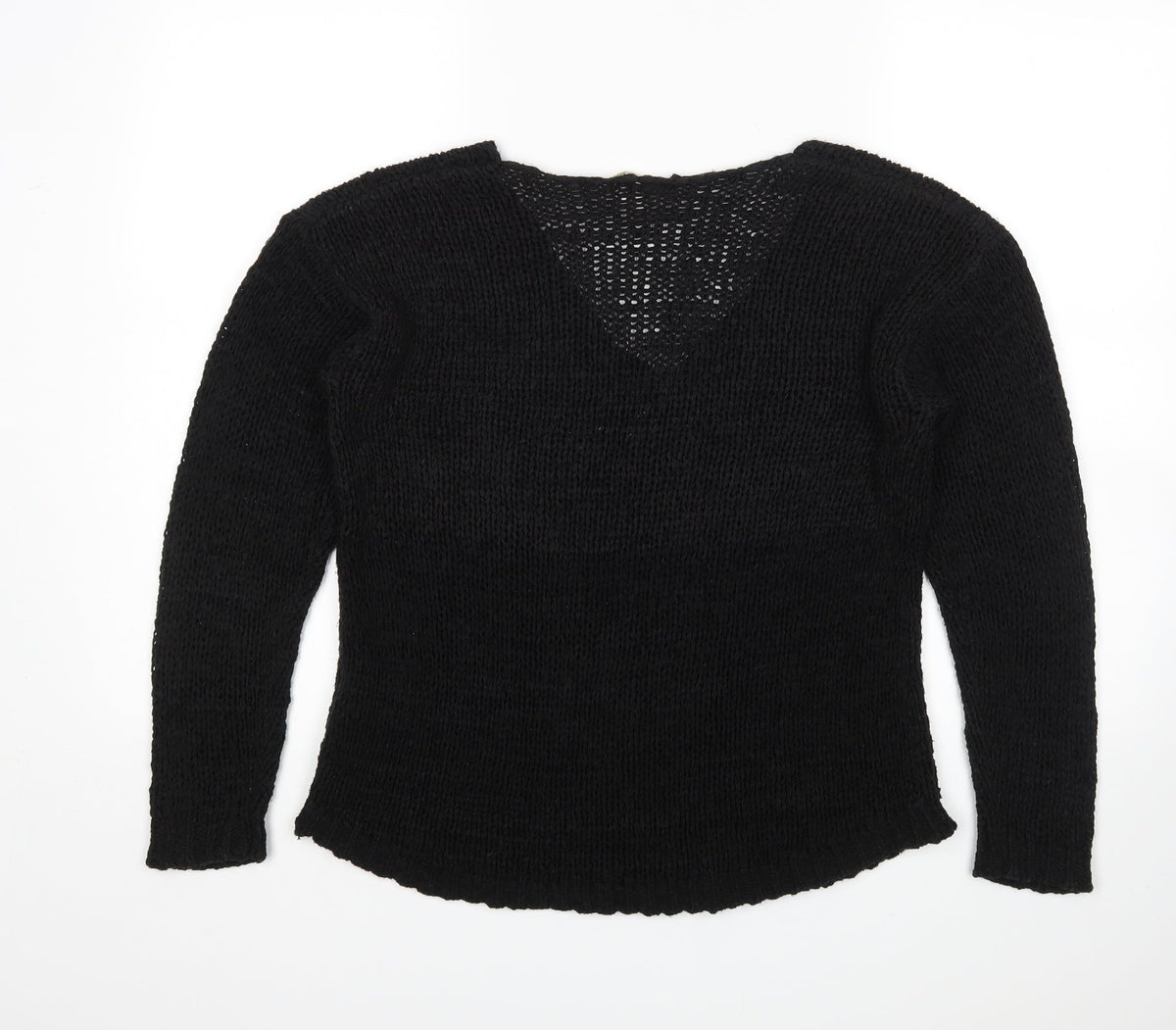 Womens UK Size M H&M Black Pullover Jumper