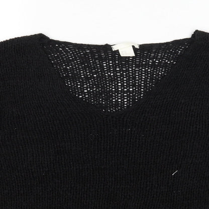 Womens UK Size M H&M Black Pullover Jumper