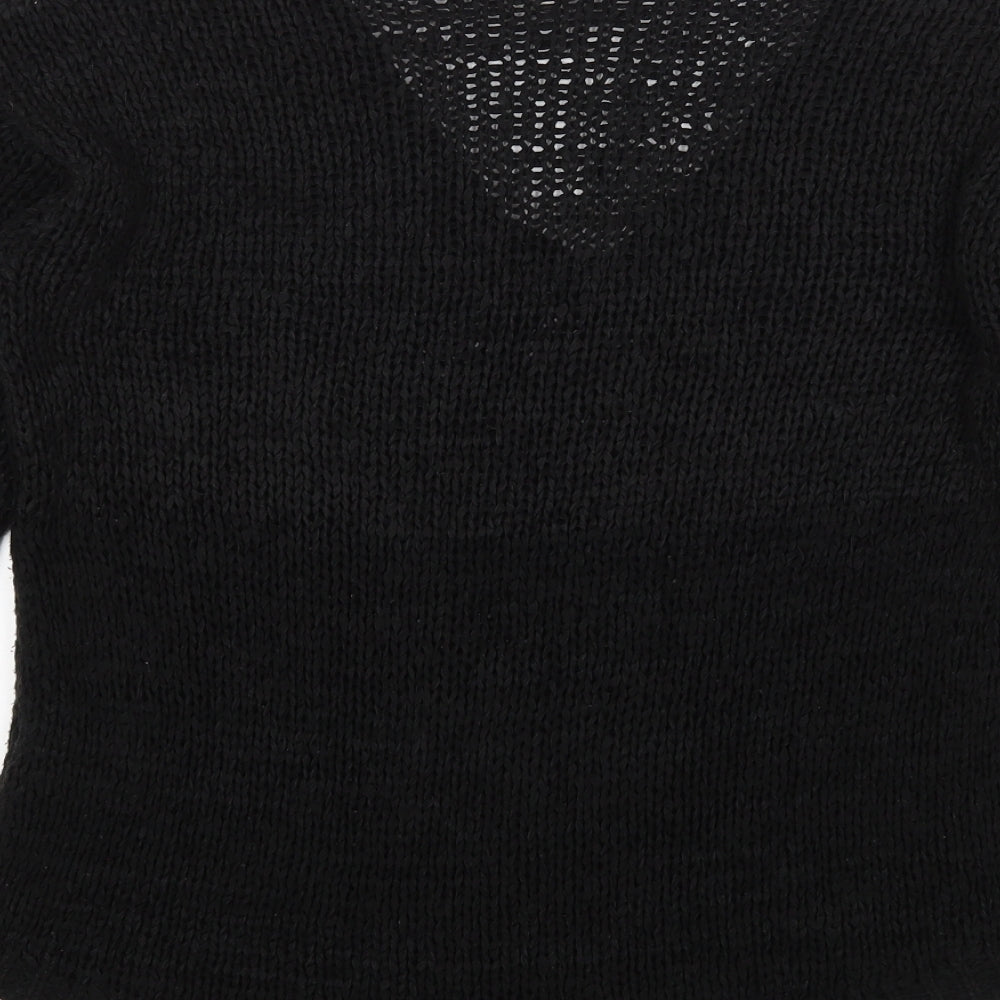 Womens UK Size M H&M Black Pullover Jumper