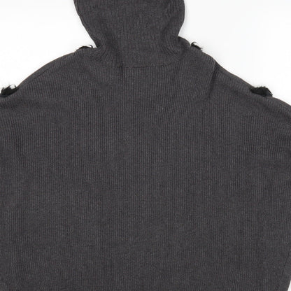 Womens UK Size S River Island Grey Pullover Jumper