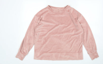 Additional front view of George women’s pink top pyjama top, size UK 8