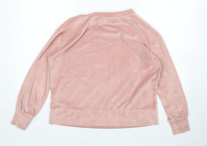Back view of George women’s pink top pyjama top, size UK 8