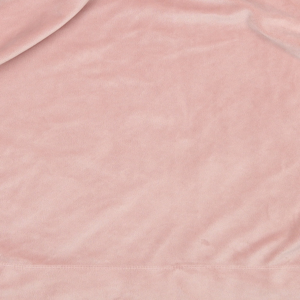 Brand and care label for George women’s pink top pyjama top, size UK 8