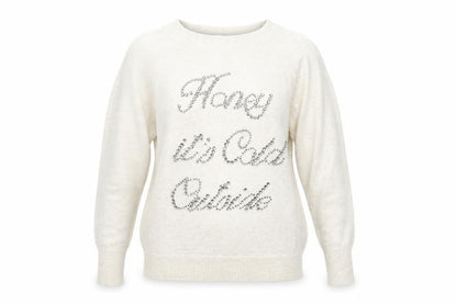 Womens UK Size XS H&M Beige Pullover Jumper