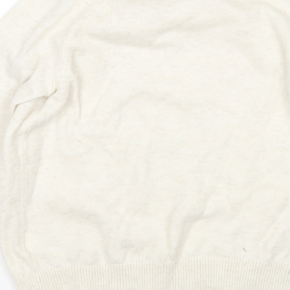 Womens UK Size XS H&M Beige Pullover Jumper