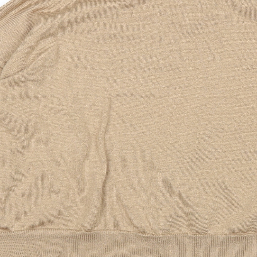 Womens UK Size L New Look Beige Pullover Jumper