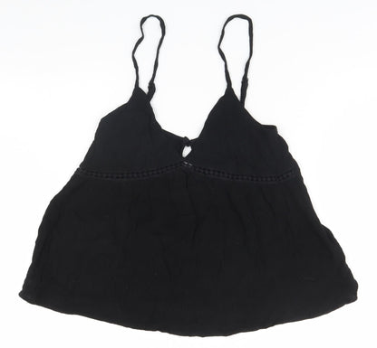 Womens UK Size 8 ASOS Black Basic Tank