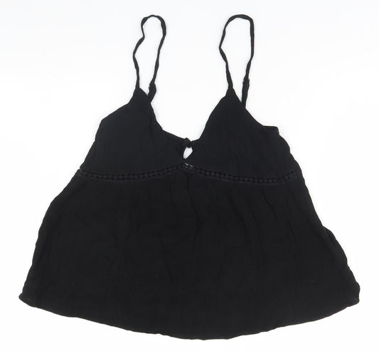 Womens UK Size 8 ASOS Black Basic Tank