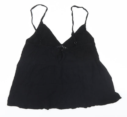 Womens UK Size 8 ASOS Black Basic Tank