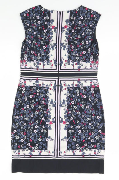 Great Plains Womens Black Floral  Pencil Dress  Size S