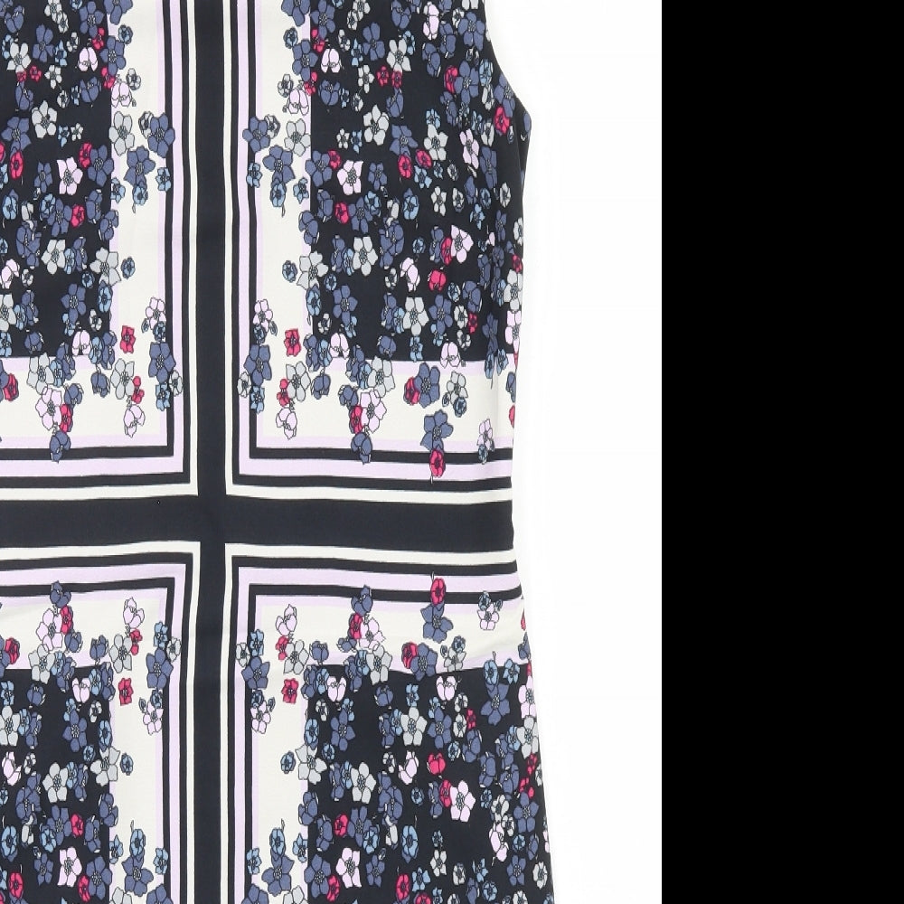 Great Plains Womens Black Floral  Pencil Dress  Size S