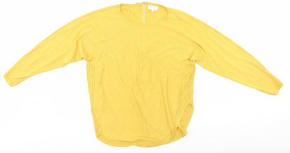 Apricot Womens Gold   Full Zip Jumper Size 14