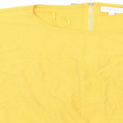 Apricot Womens Gold   Full Zip Jumper Size 14