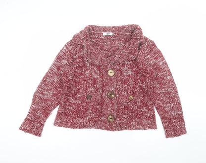 Happit Womens Red   Jacket Coatigan Size M