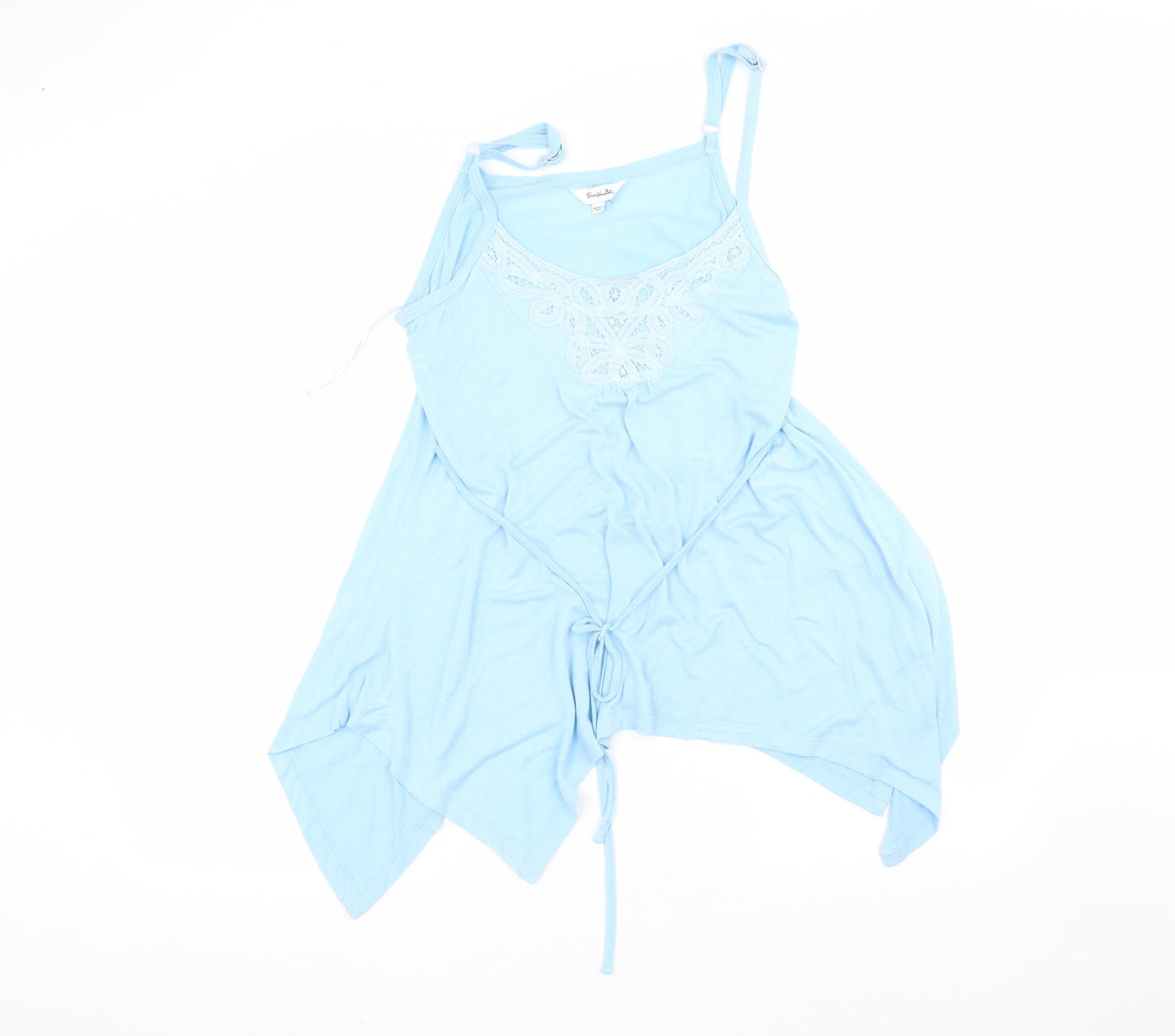 Womens UK Size 12 Simply Be Blue Basic Blouse