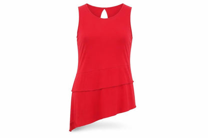 Womens UK Size 14 capsule Red Basic Blouse