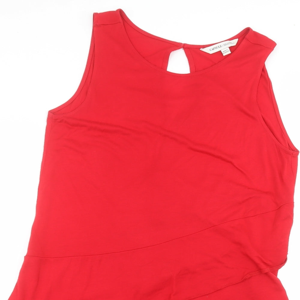 capsule  Womens Red   Basic Blouse Size 14