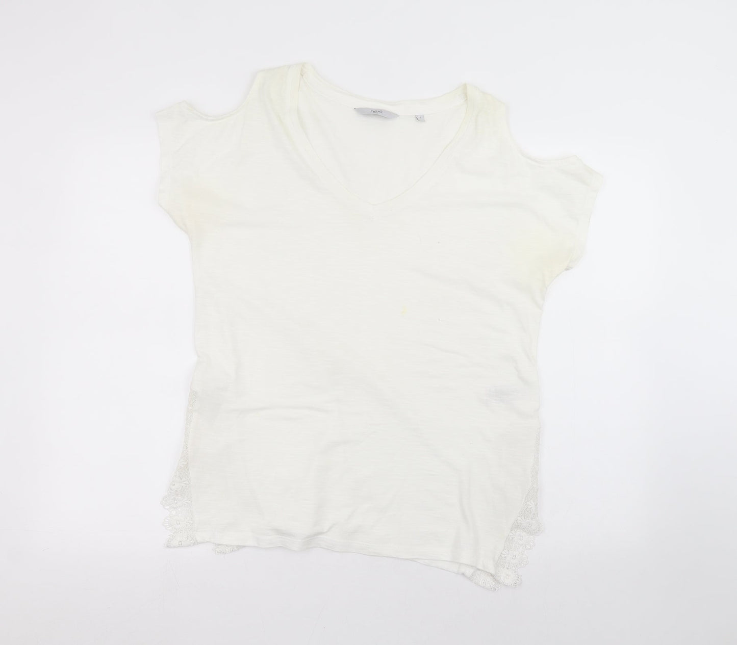 NEXT Womens White   Basic T-Shirt Size 12